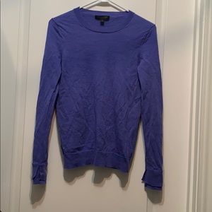 Purple wool knit sweater